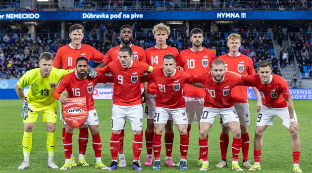 Lotul provizoriu al Austriei pentru EURO 2024, fără David Alaba și fără portarul numărul 1 Austria în amicalul cu Slovacia din martie 2024, în pregătirea EURO 2024