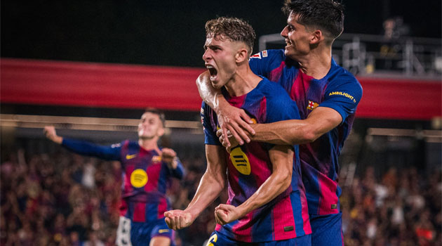 Barcelona 6-0 Valencia. Trei duble mai provoacă Liliecilor o umilință în Catalunya Un nou meci memorabil pentru Fermin Lopes împotriva Valenciei, în victoria cu 6-0 a Barcelonei
