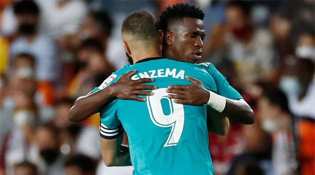 Valencia – Real Madrid 1-2. Benzema și Vinicius întorc rezultatul în 154 de secunde Benzema și Vinicius, reperele atacului lui Real Madrid în startul sezonului 2021-2022
