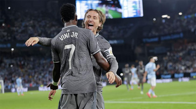 Celta Vigo 1-2 Real Madrid. Mbappé și Vinicius decid un meci cu record pentru Luka Modric Vinicius a marcat din pasa lui Modric golul decisiv în Celta Vigo - Real Madrid 1-2