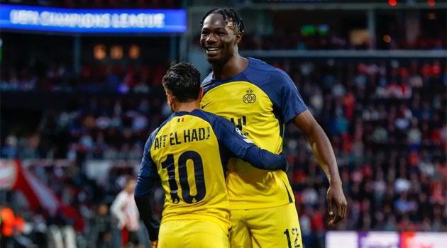 PSV Eindhoven 1-3 Royale Union Saint-Gilloise. Champions League începe cu o surpriză Promise David și Anouar Ait El Hadj, doi dintre marcatorii meciului PSV Eindhoven - Royal Union SG 1-3