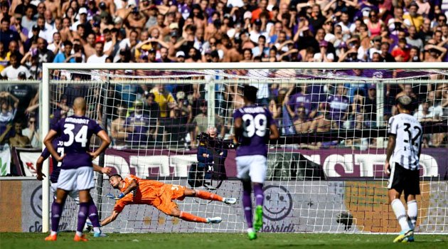 Fiorentina 1-1 Juventus. Mattia Perin salvează un punct pentru Bătrâna Doamnă pe Artemio Franchi Mattia Perin a apărat un penalty în meciul Fiorentina - Juventus 1-1