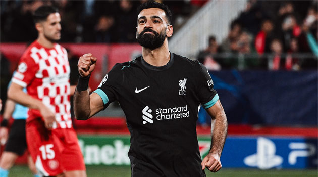 Girona 0-1 Liverpool. Bornă istorică pentru Mo Salah în Champions League Mo Salah a reușit golul 50 în UEFA Champions League în meciul Girona - Liverpool 0-1