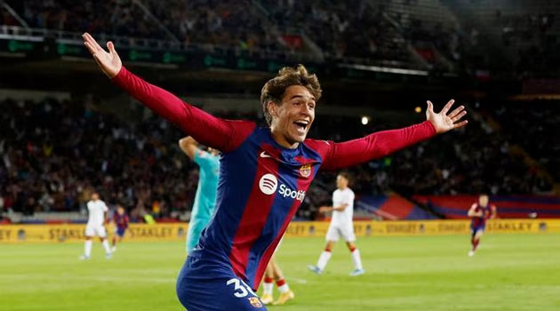 Barcelona 1-0 Athletic Bilbao. O nouă stea se naște în universul blaugrana: Marc Guiu Marc Guiu a marcat la debutul la echipa mare unicul gol al meciului Barcelona - Athletic Bilbao 1-0
